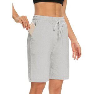 Womens Yoga Shorts Grayish